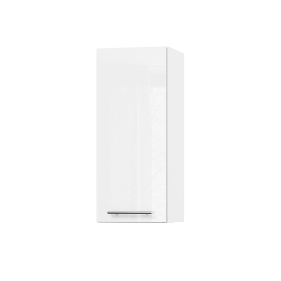 Корпус Стандарт білий, фасад Стандарт білий глянець 301 30х72х30