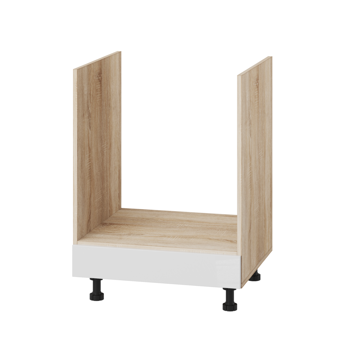 Корпус Стандарт дуб сонома, фасад Стандарт білий глянець 105.F-60х72х52