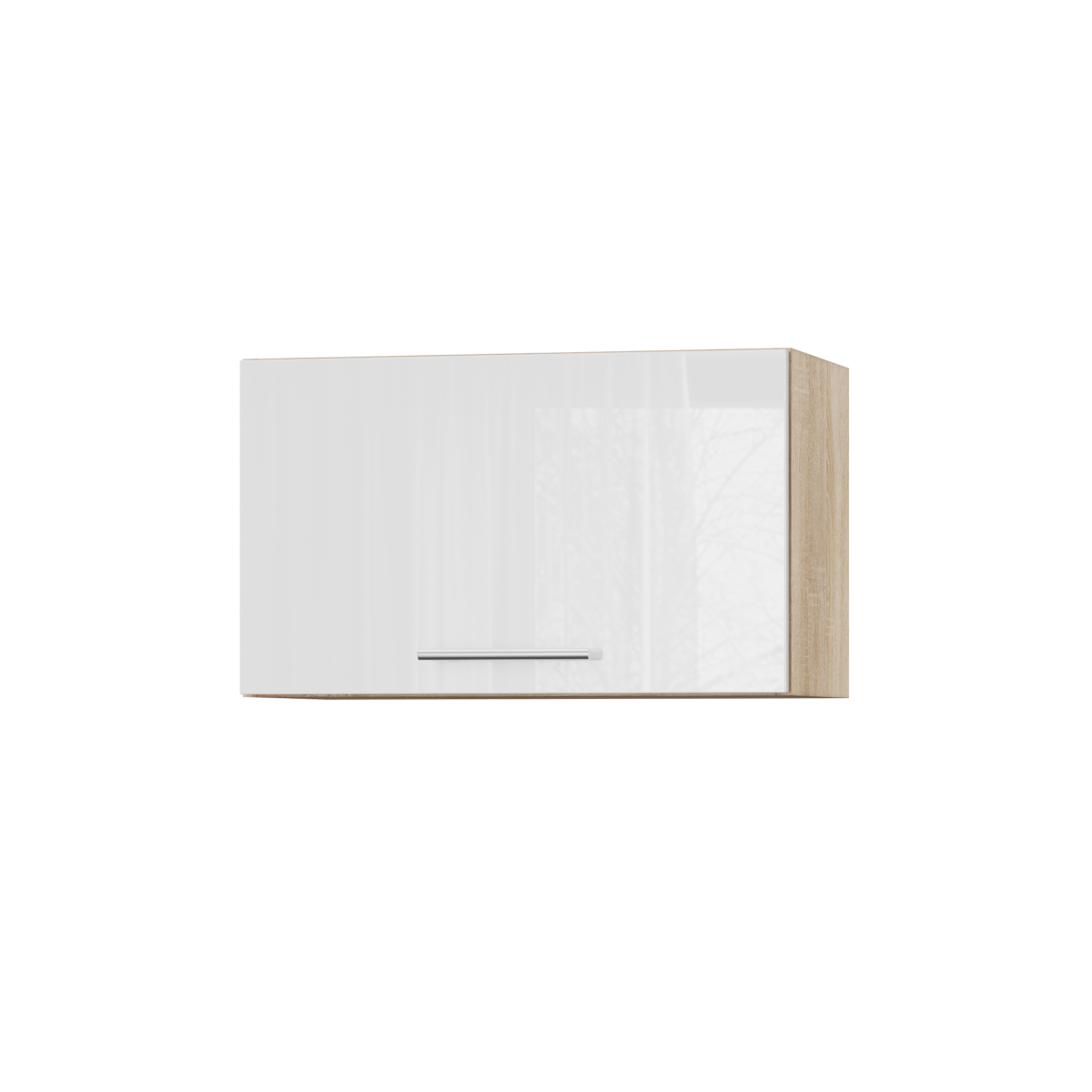 Корпус Стандарт дуб сонома, фасад Стандарт білий глянець 401.HK-XS 60х36х30