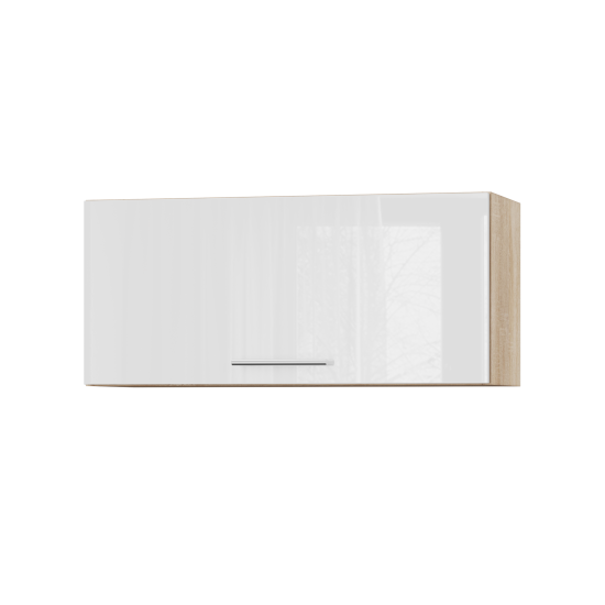 Корпус Стандарт дуб сонома, фасад Стандарт білий глянець 401.HK-XS 80х36х30