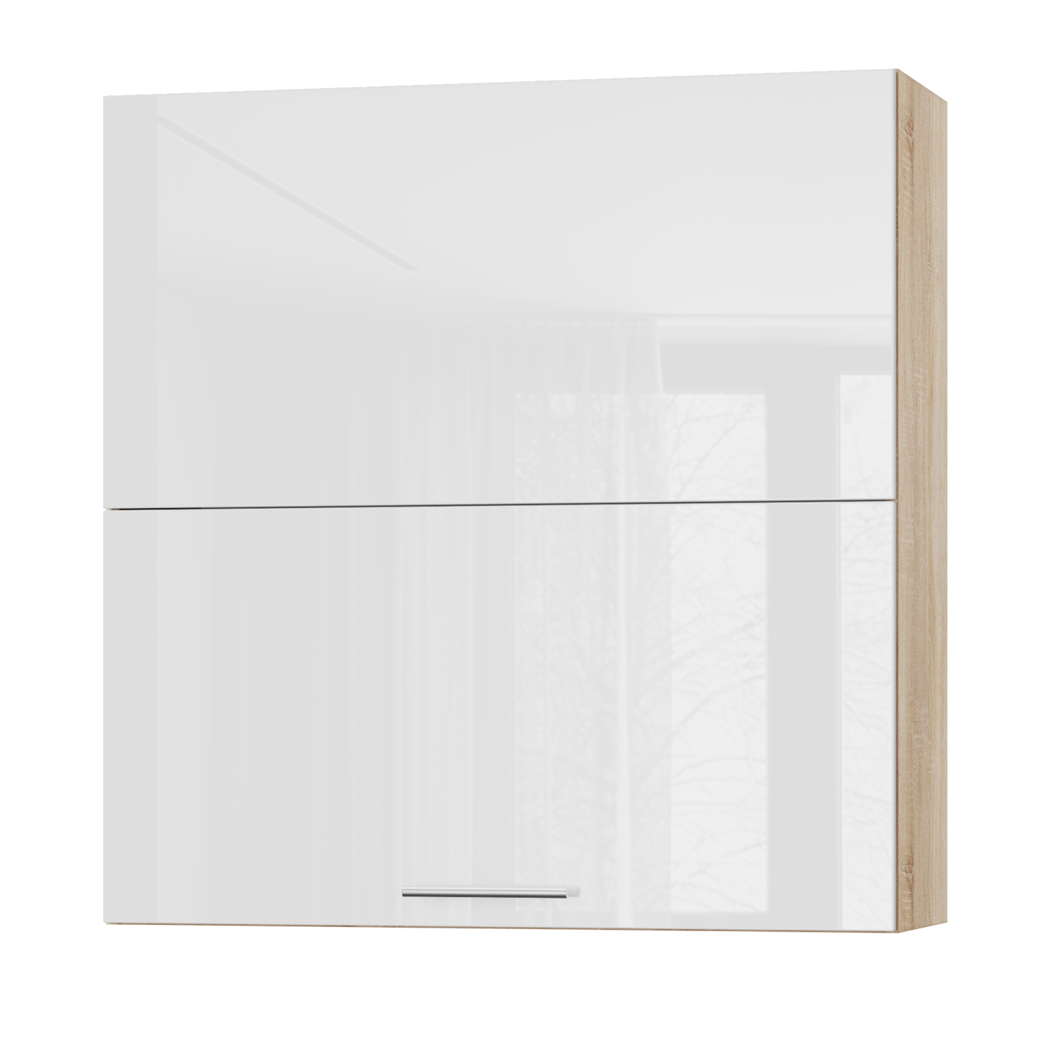 Корпус Стандарт дуб сонома, фасад Стандарт білий глянець L402.HF 90х93х30 Корпус Стандарт дуб сонома, фасад Стандарт білий глянець L402.HF 90х93х30