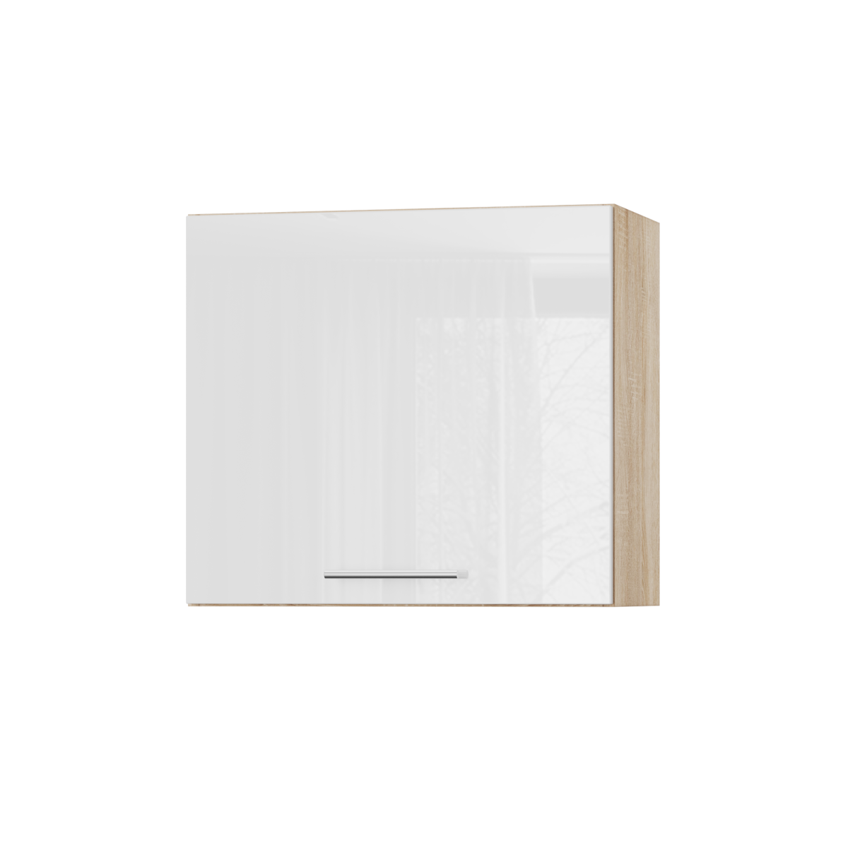 Корпус Стандарт дуб сонома, фасад Стандарт білий глянець S301 60х54х30 