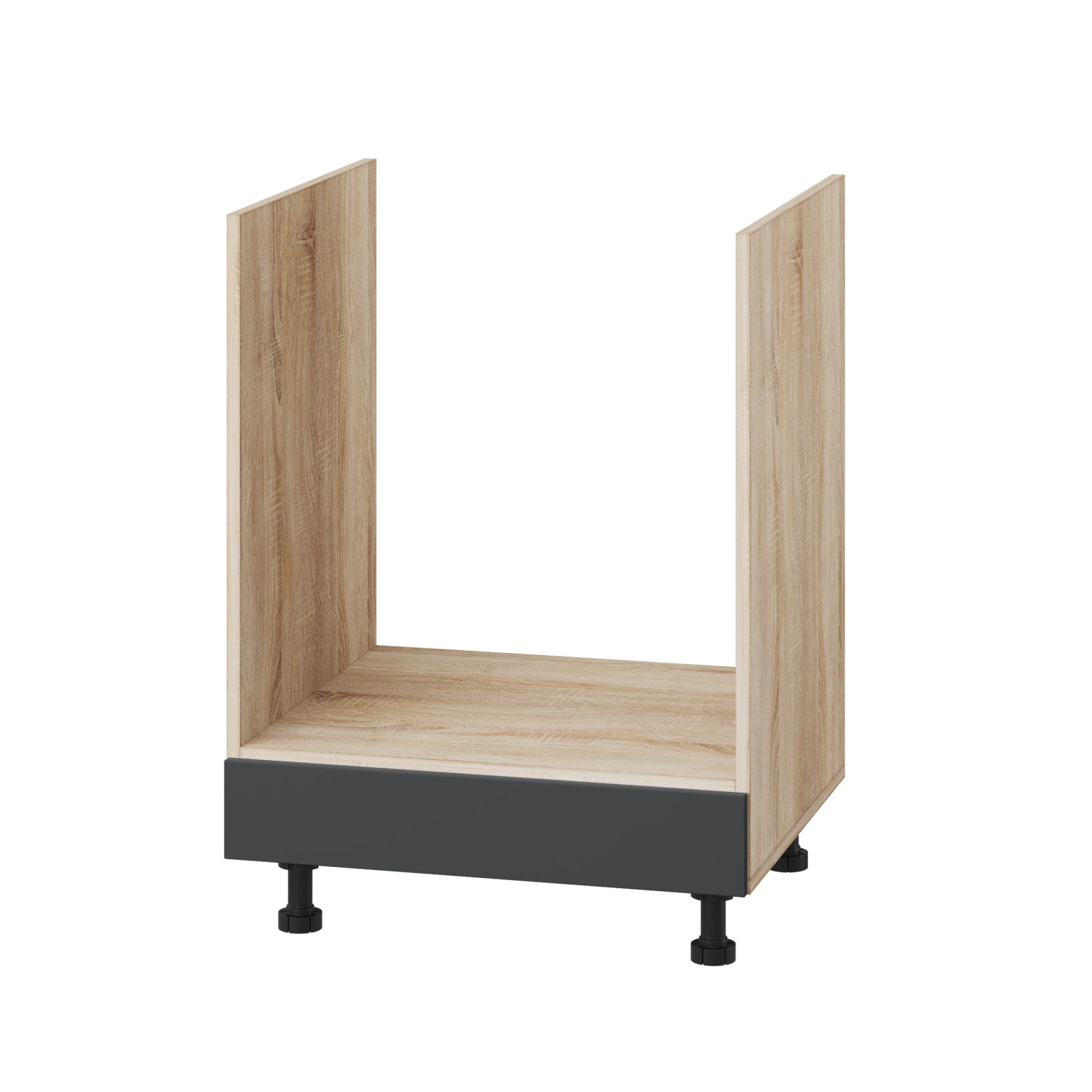 Корпус Стандарт дуб сонома, фасад Стандарт елегантний сірий софт 105.F-60х72х52