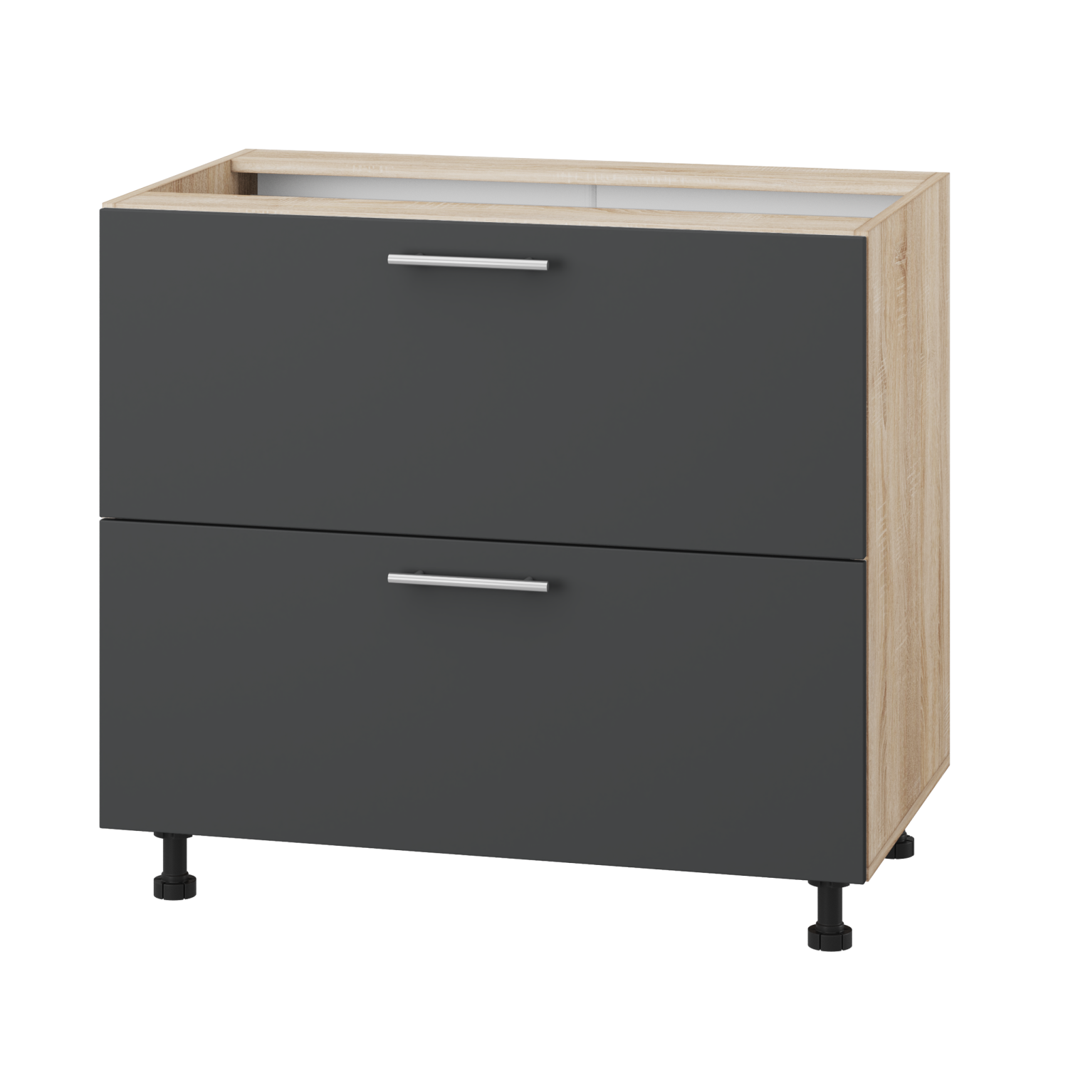 Корпус Стандарт дуб сонома, фасад Стандарт елегантний сірий софт 123.SM-90x72x52 Корпус Стандарт дуб сонома, фасад Стандарт елегантний сірий софт 123.SM-90x72x52