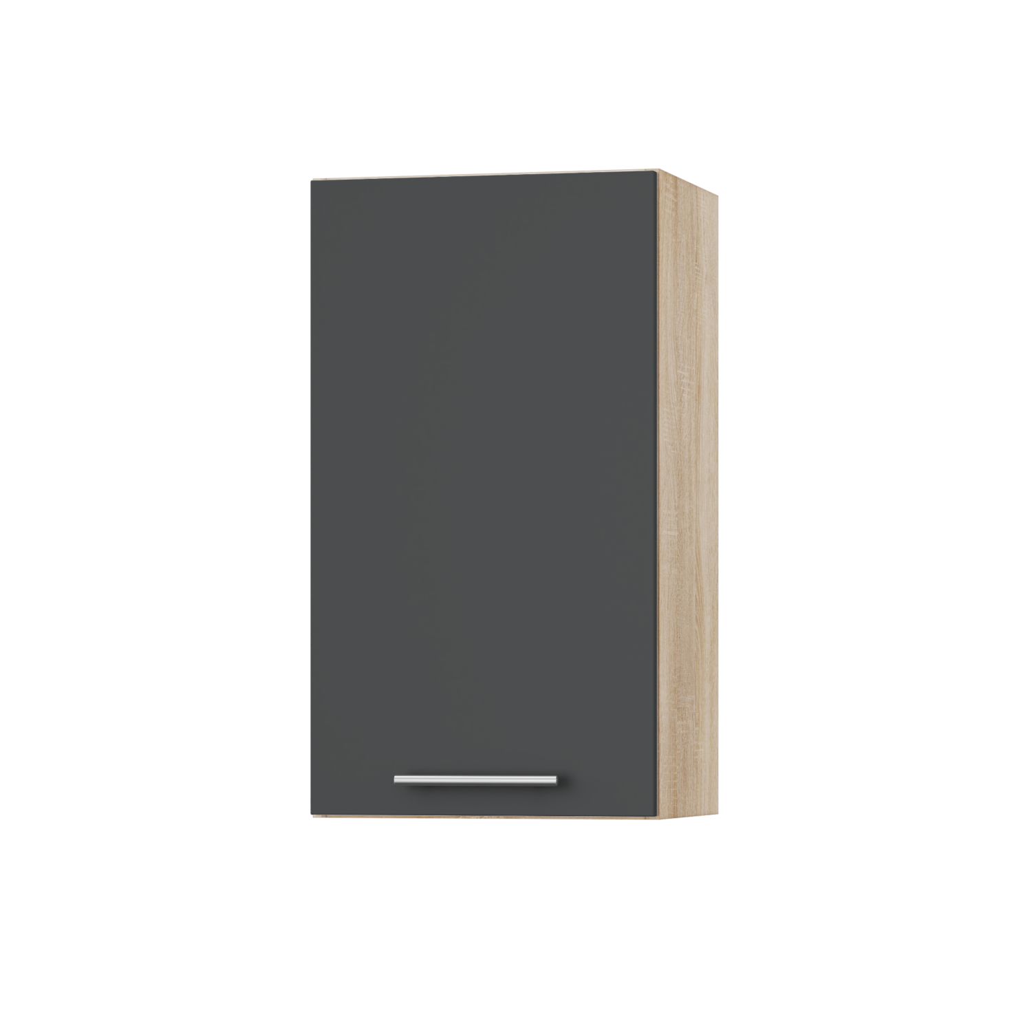 Корпус Стандарт дуб сонома, фасад Стандарт елегантний сірий софт 301 40х72х30