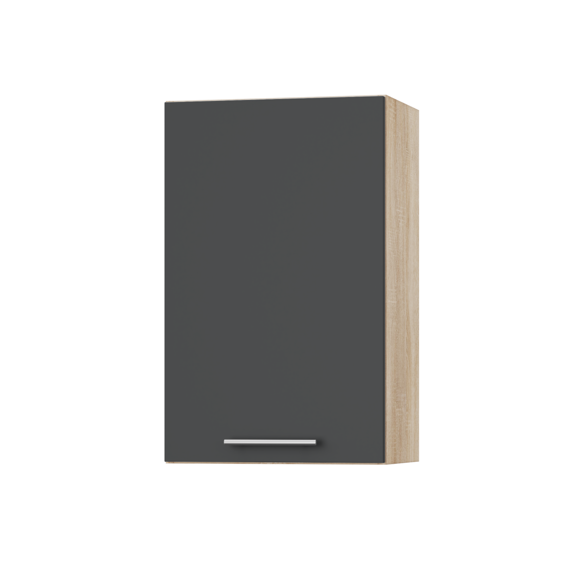 Корпус Стандарт дуб сонома, фасад Стандарт елегантний сірий софт 301 45х72х30