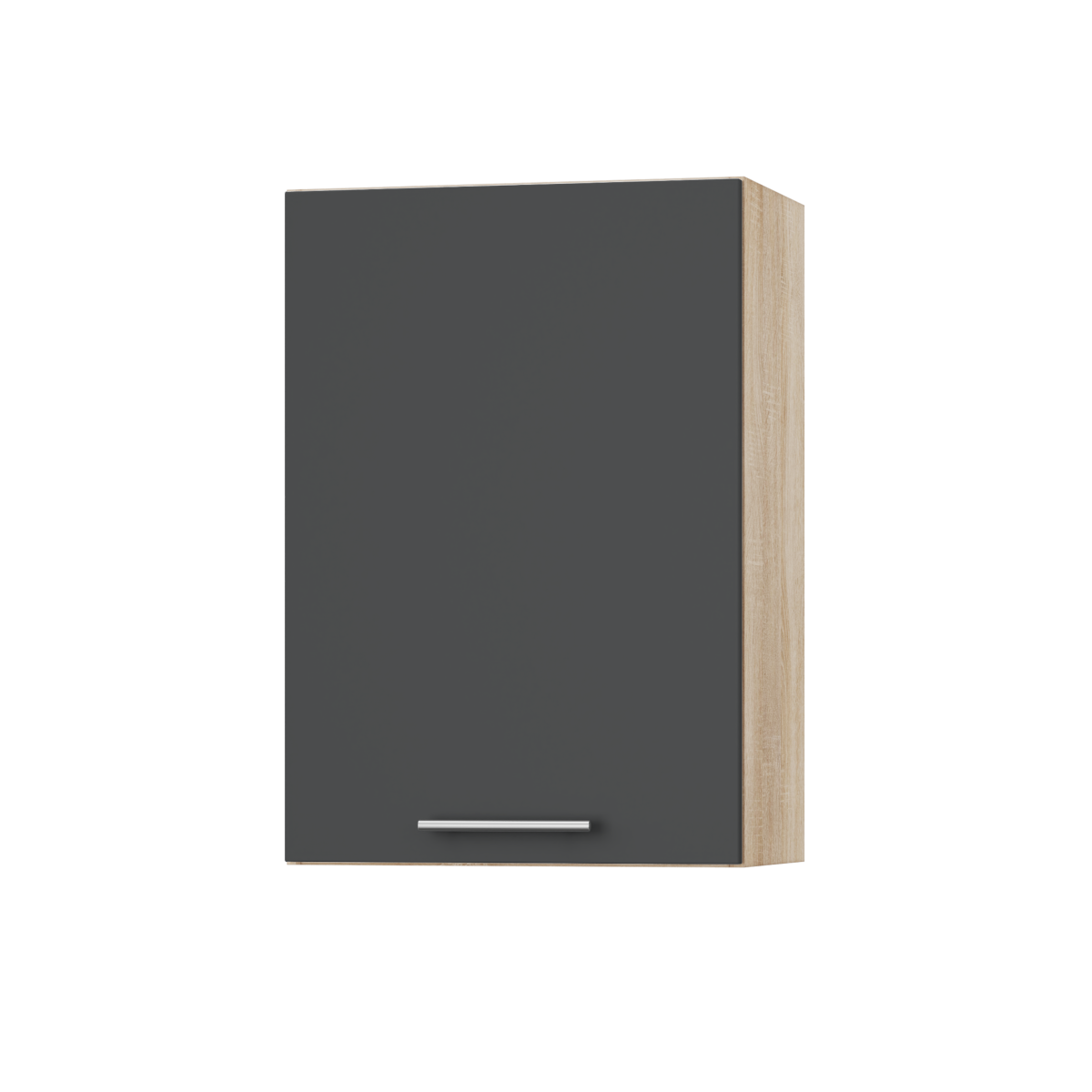 Корпус Стандарт дуб сонома, фасад Стандарт елегантний сірий софт 301 50х72х30