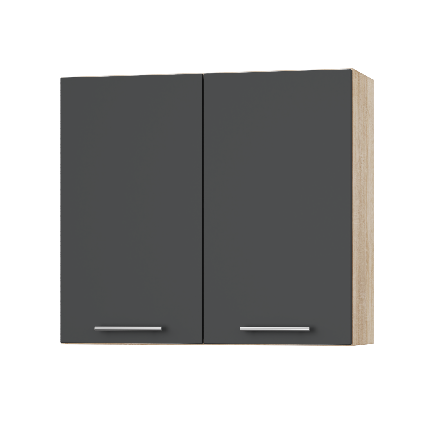 Корпус Стандарт дуб сонома, фасад Стандарт елегантний сірий софт 302 80х72х30 Корпус Стандарт дуб сонома, фасад Стандарт елегантний сірий софт 302 80х72х30