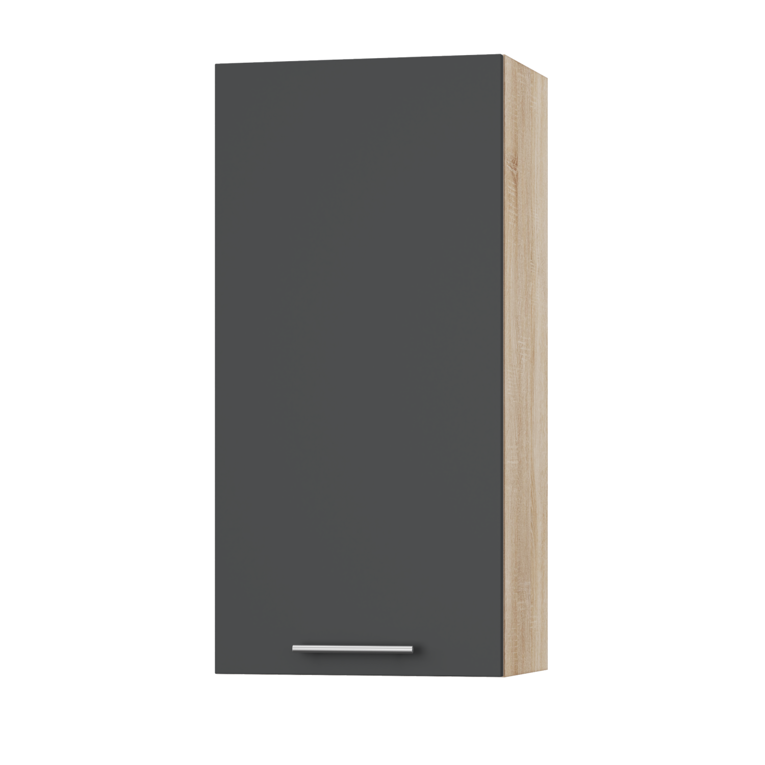 Корпус Стандарт дуб сонома, фасад Стандарт елегантний сірий софт L301 45х93х30