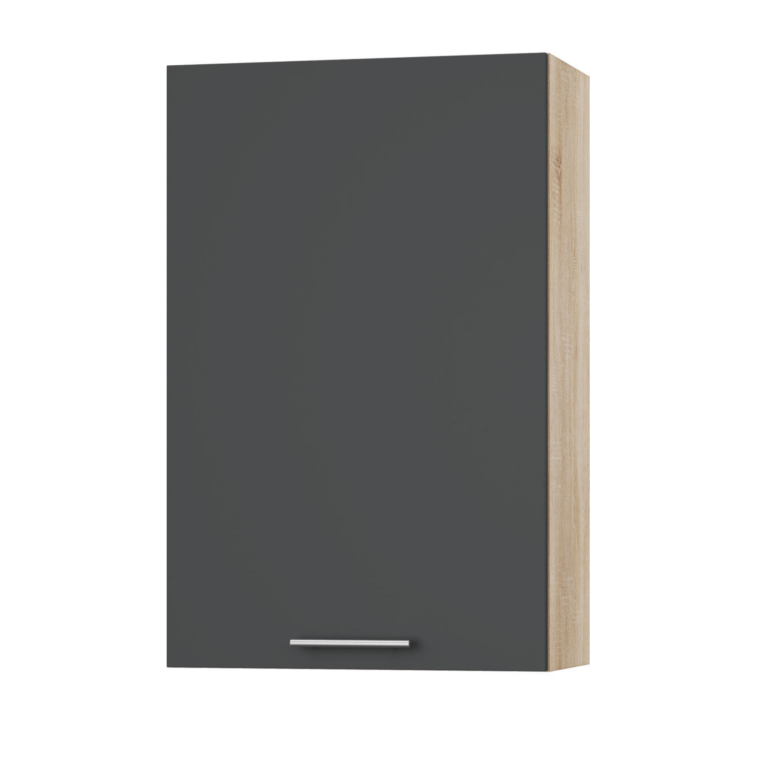 Корпус Стандарт дуб сонома, фасад Стандарт елегантний сірий софт L301 60х93х30