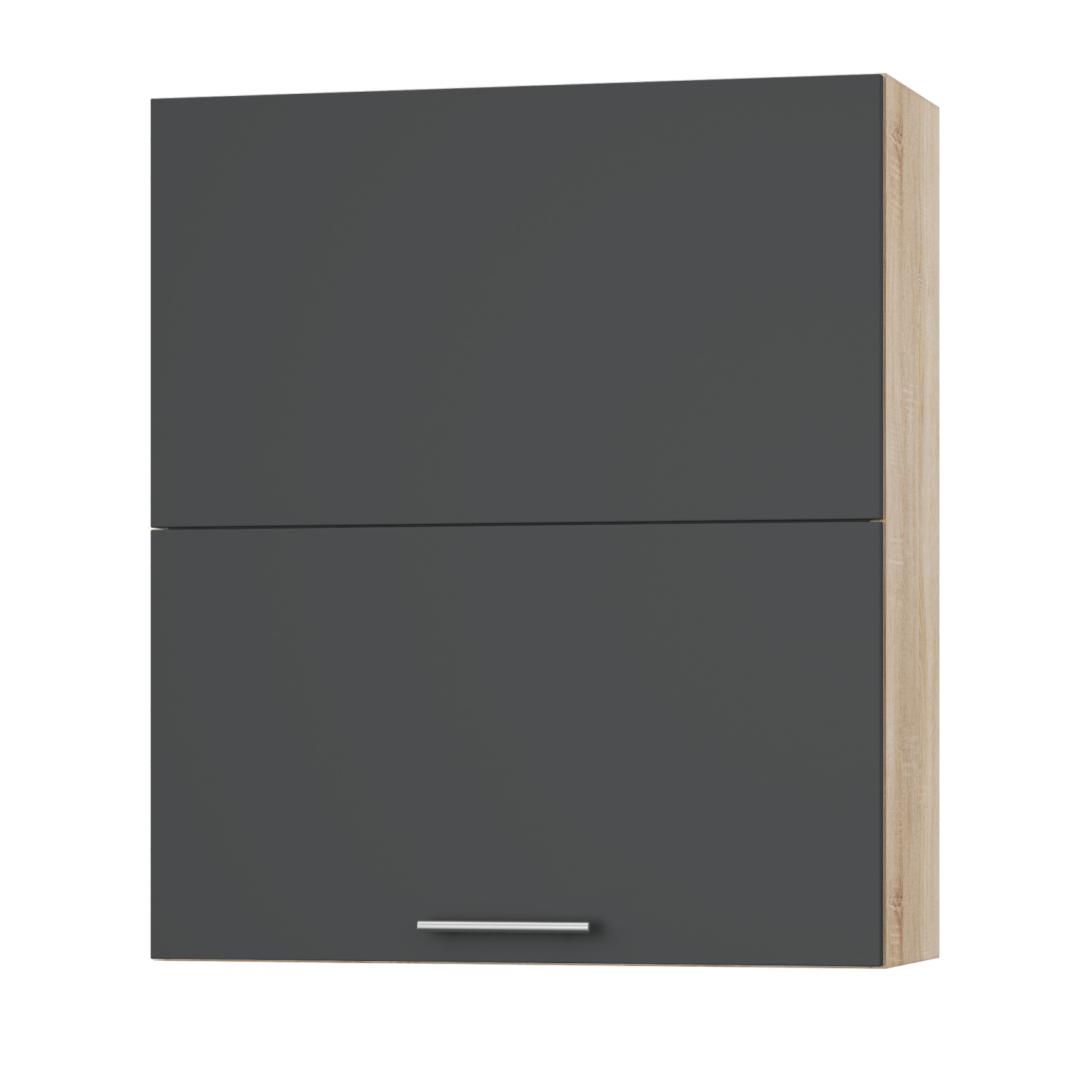 Корпус Стандарт дуб сонома, фасад Стандарт елегантний сірий софт L402.HF 80х93х30