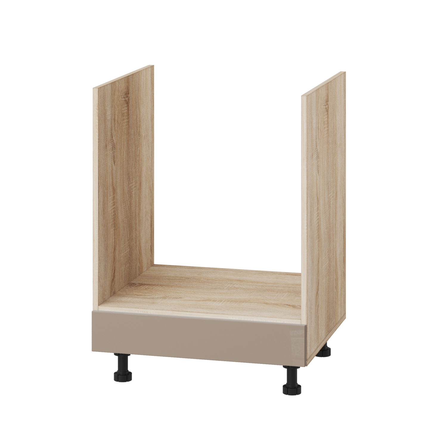 Корпус Стандарт дуб сонома, фасад Стандарт капучіно глянець 105.F-60х72х52