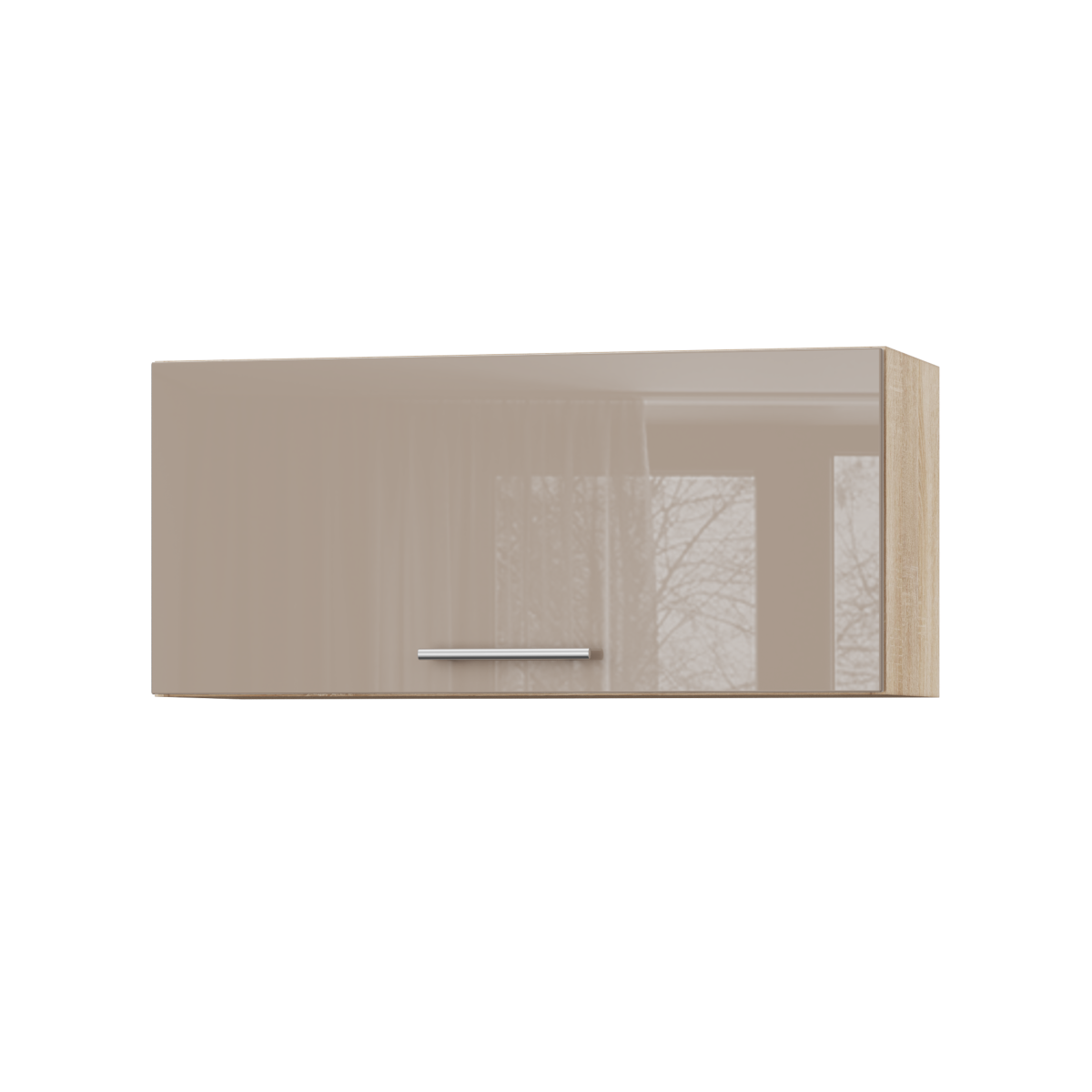 Корпус Стандарт дуб сонома, фасад Стандарт капучіно глянець 401.HK-XS 80х36х30