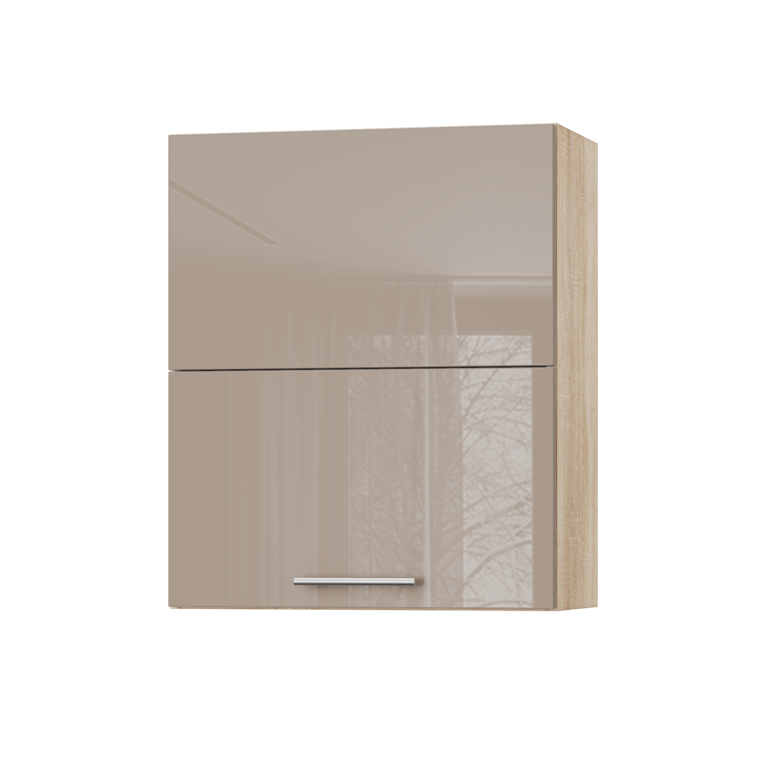 Корпус Стандарт дуб сонома, фасад Стандарт капучіно глянець 402.HF 60х72х30