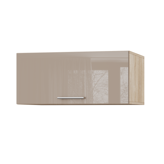 Корпус Стандарт дуб сонома, фасад Стандарт капучіно глянець 410.HK-XS 80х36х56