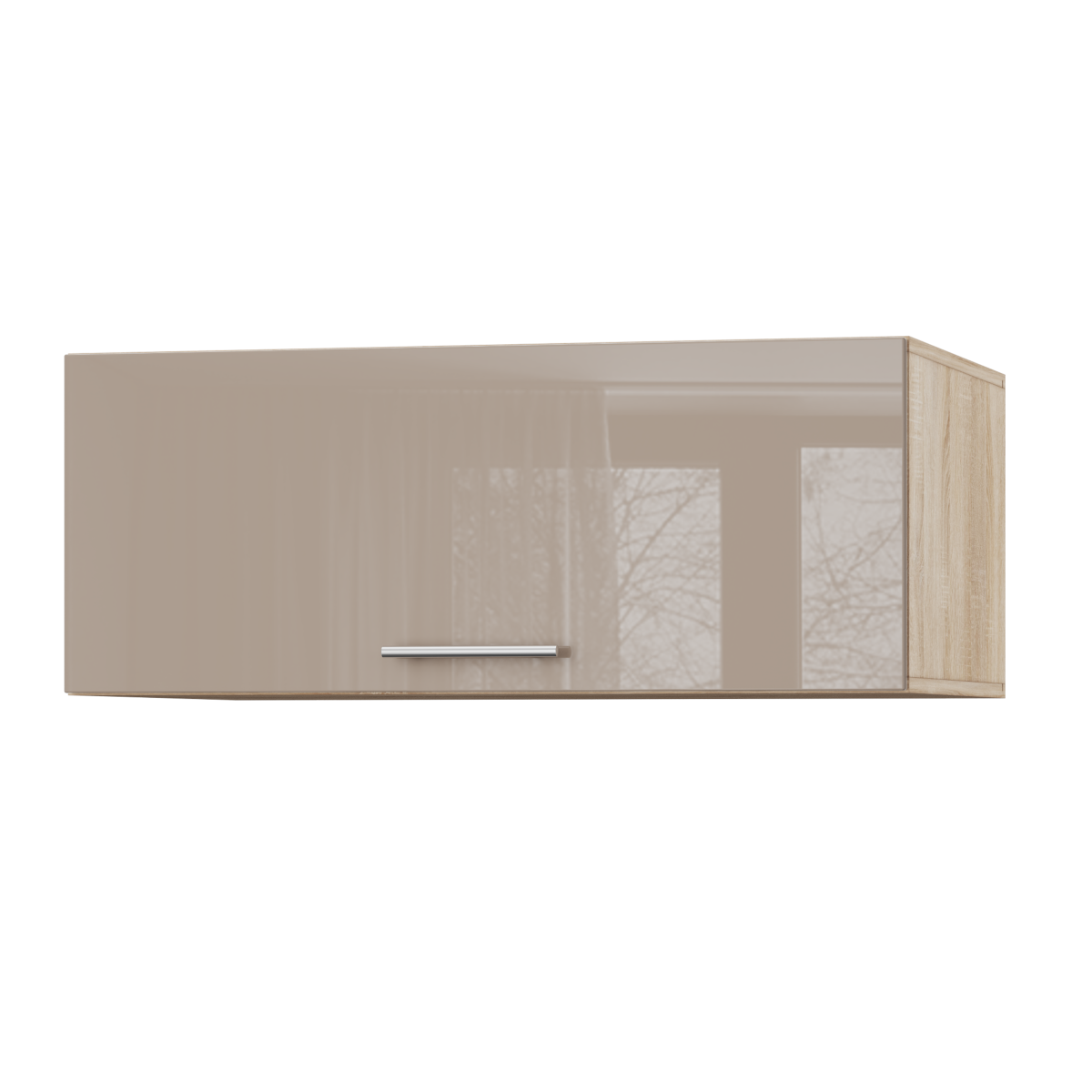 Корпус Стандарт дуб сонома, фасад Стандарт капучіно глянець 410.HK-XS 90х36х56