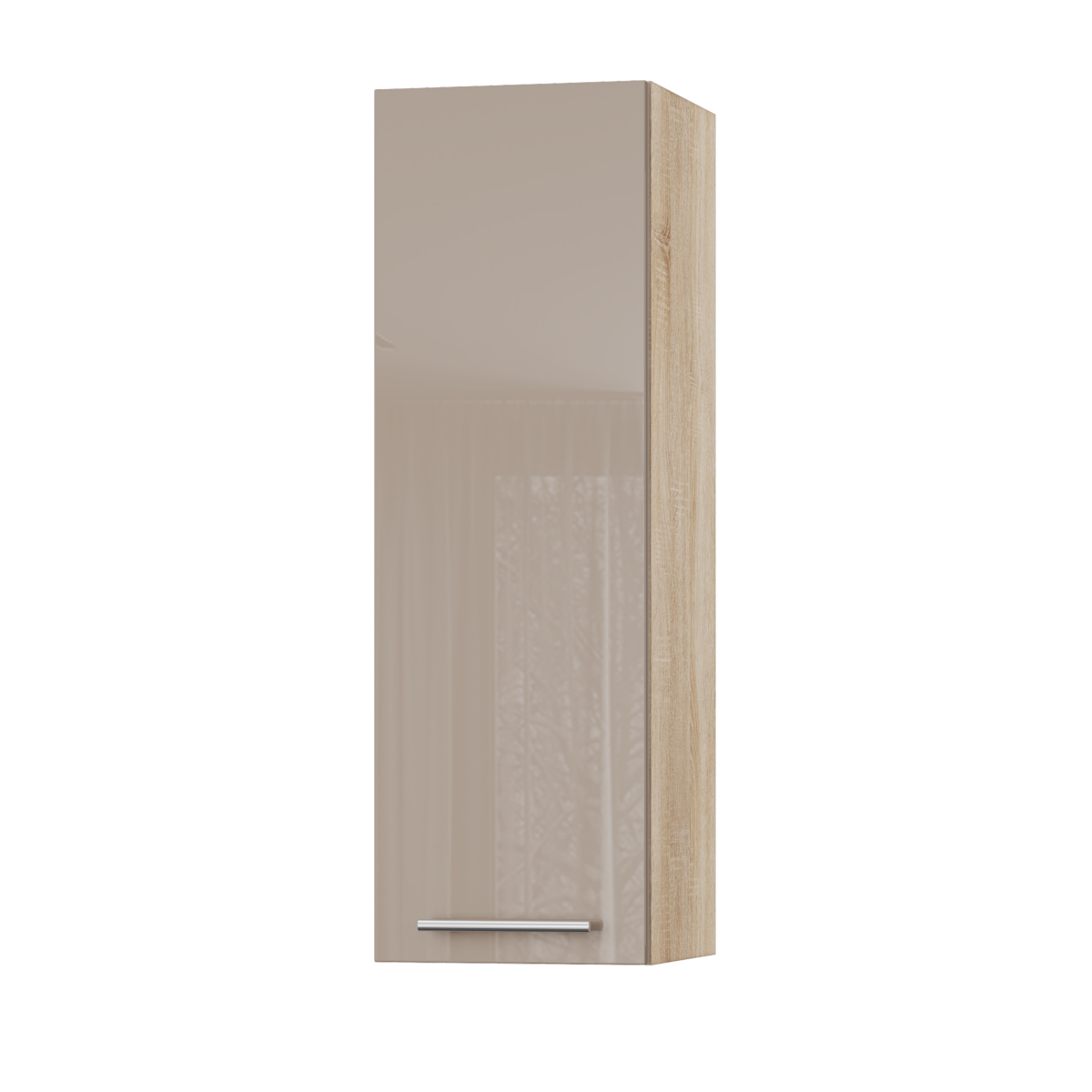 Корпус Стандарт дуб сонома, фасад Стандарт капучіно глянець L301 30х93х30