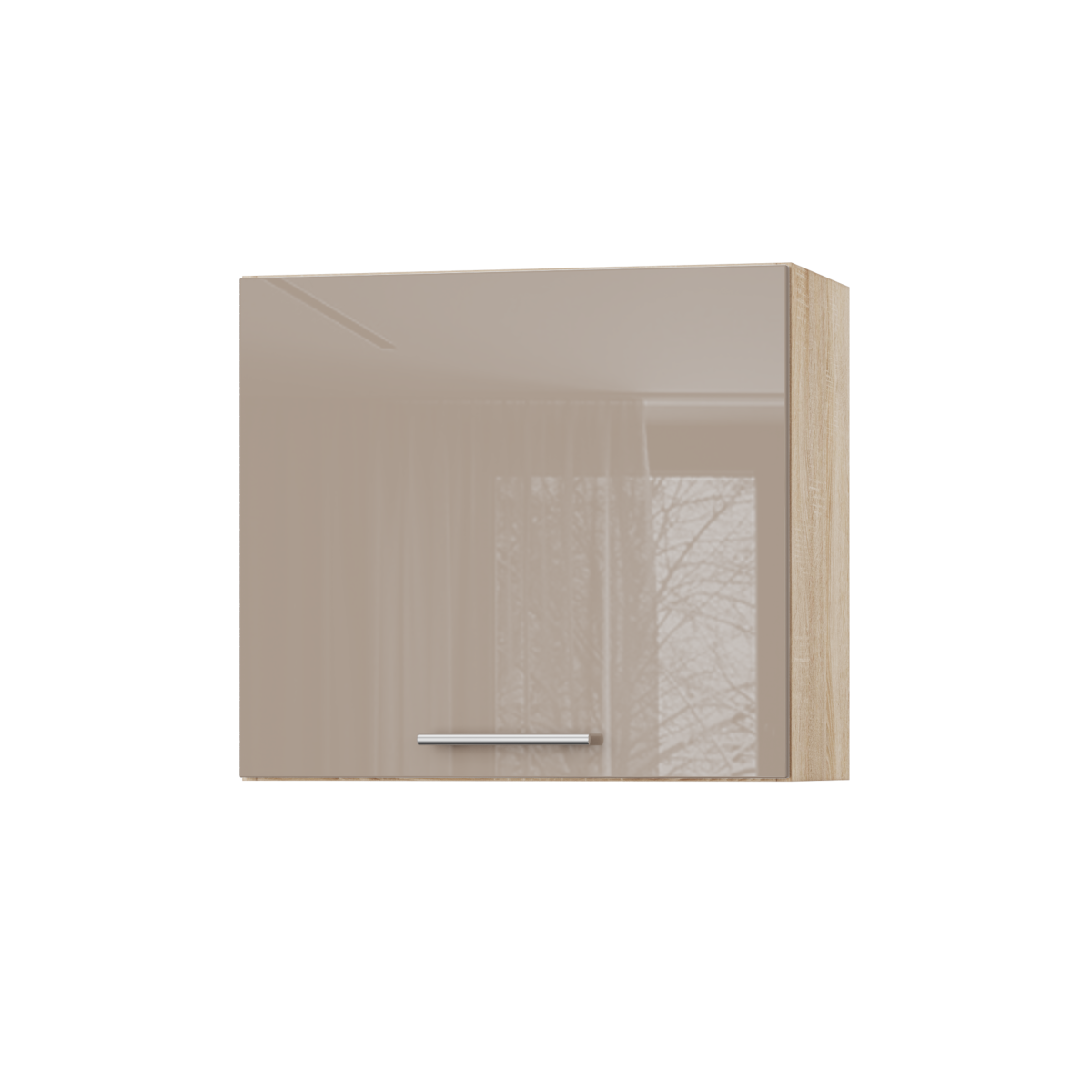 Корпус Стандарт дуб сонома, фасад Стандарт капучіно глянець S301 60х54х30 