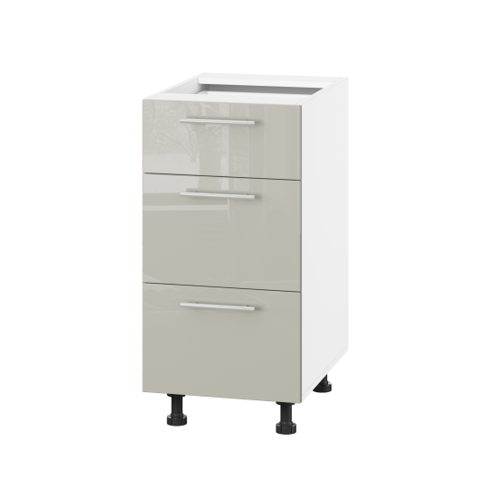 Корпус Стандарт білий, фасад Стандарт аврора глянець 131Q. 40х72х52