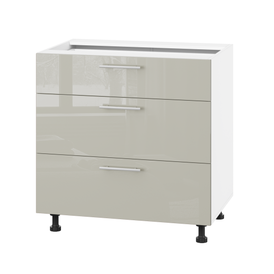 Корпус Стандарт білий, фасад Стандарт Аврора глянець 131Q. 80х72х52