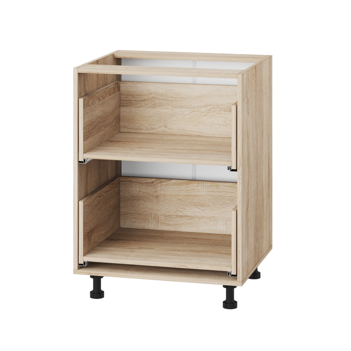 Корпус Стандарт дуб сонома, фасад Стандарт бежевий глянець 120.SM-60x72x52