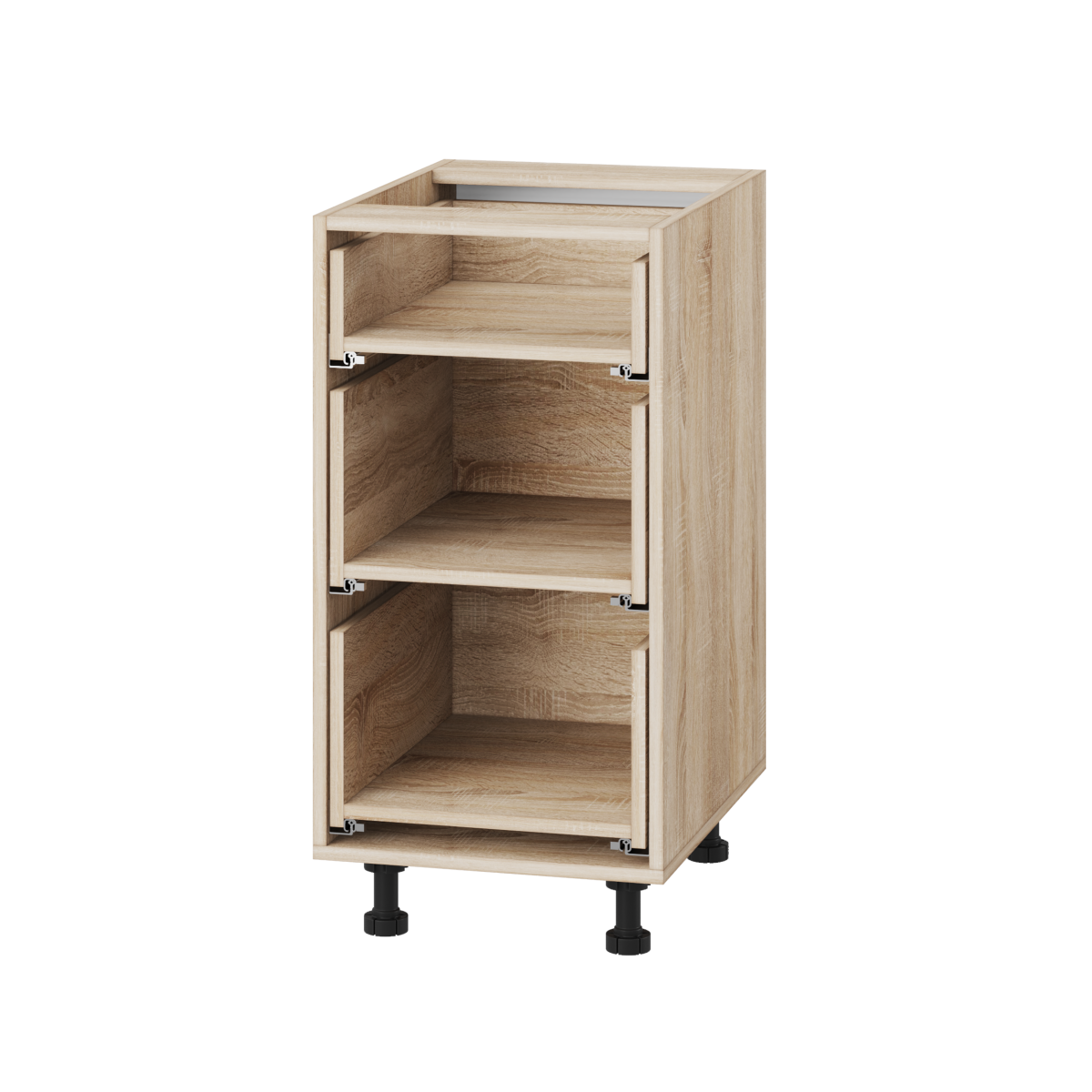 Корпус Стандарт дуб сонома, фасад Лондон білий матовий 131Q. 40х72х52 Корпус Стандарт дуб сонома, фасад Лондон білий матовий 131Q. 40х72х52