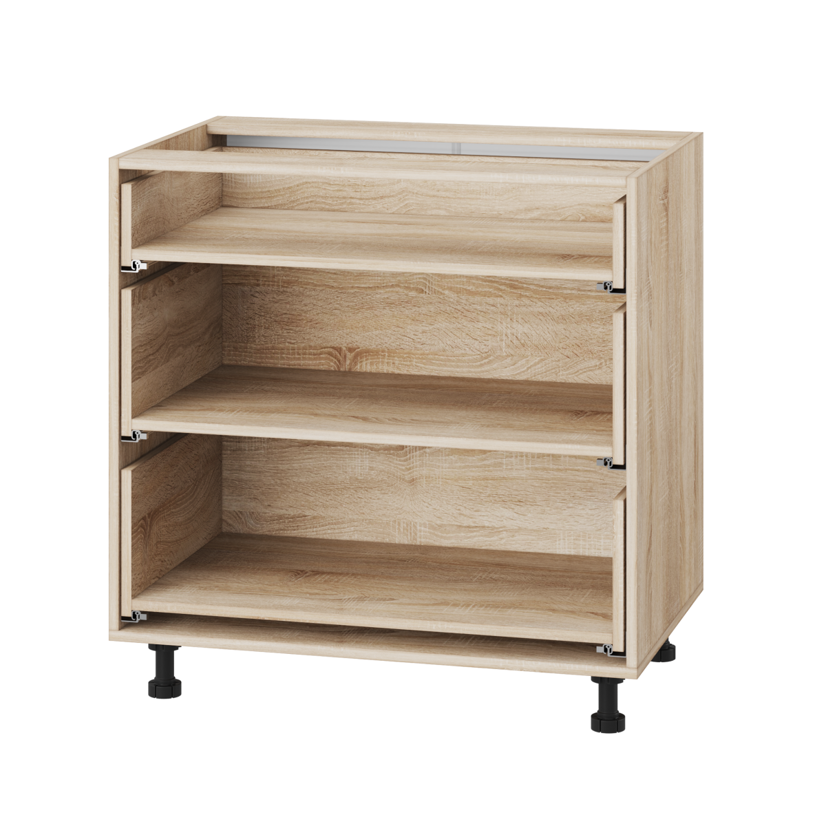 Корпус Стандарт дуб сонома, фасад Лондон білий матовий 131Q. 80х72х52