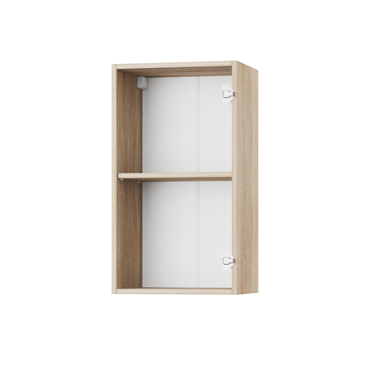 Корпус Стандарт дуб сонома, фасад Стандарт червоний глянець 301 40х72х30 Корпус Стандарт дуб сонома, фасад Стандарт червоний глянець 301 40х72х30