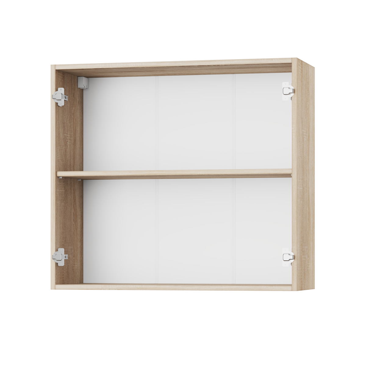 Корпус Стандарт дуб сонома, фасад Бостон білий глянець 302 80х72х30