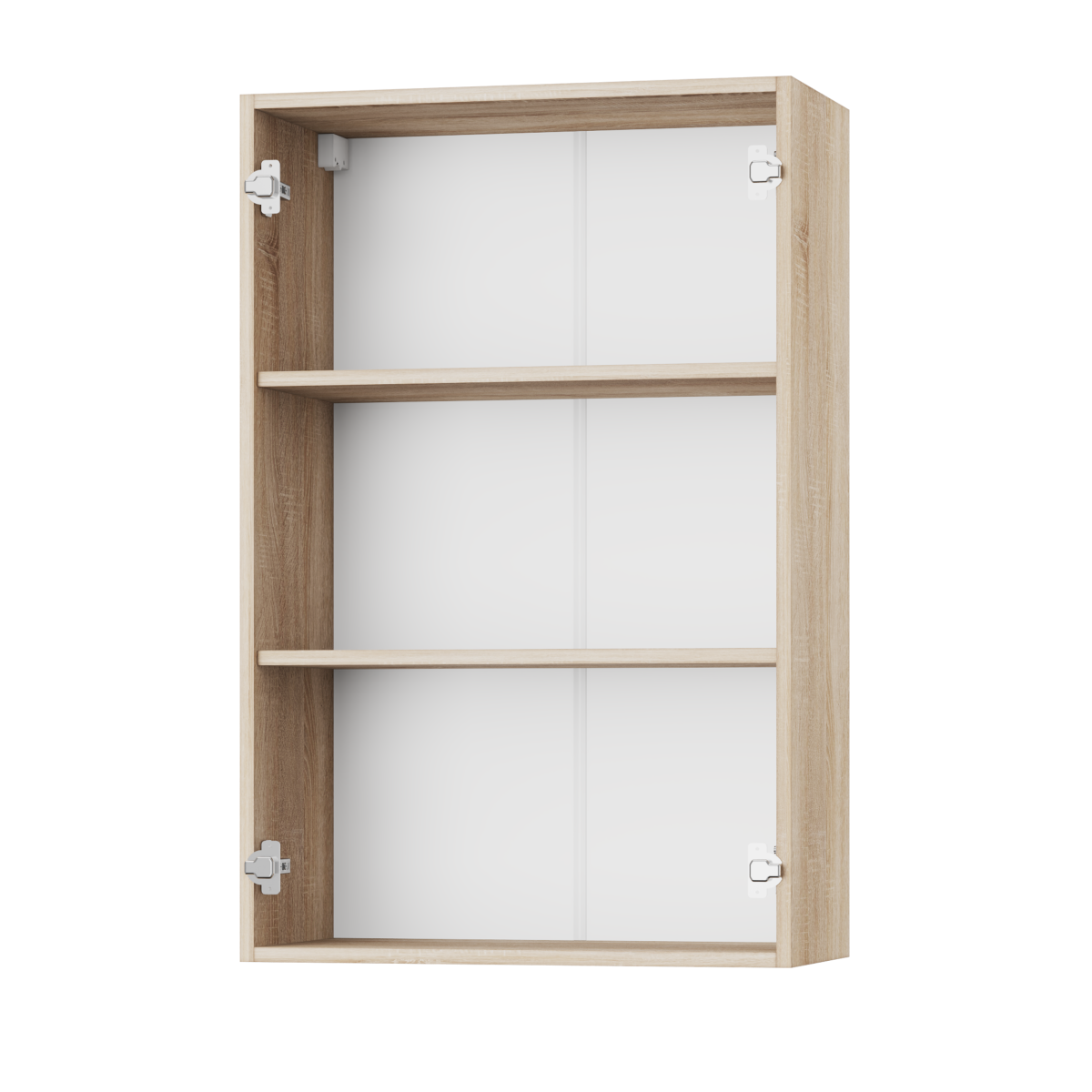 Корпус Стандарт дуб сонома, фасад Бостон білий глянець L302 60х93х30