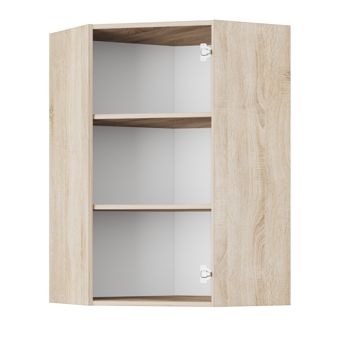 Корпус Стандарт дуб сонома, фасад Стандарт чорний глянець L361 60х93х60