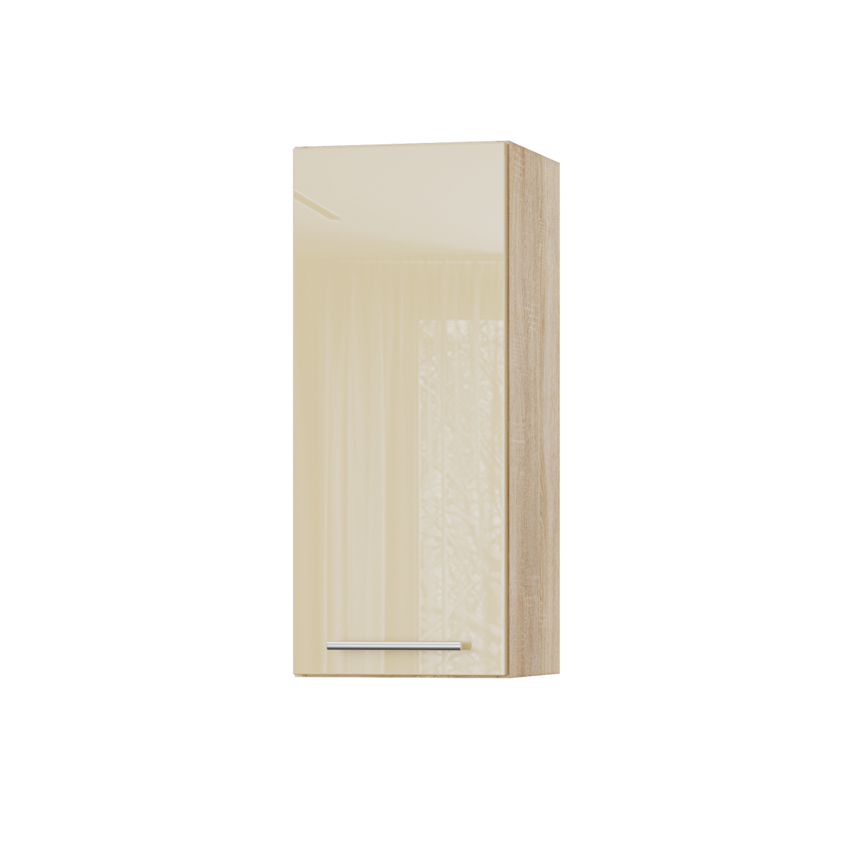 Корпус Стандарт дуб сонома, фасад Стандарт бежевий глянець 301 30х72х30