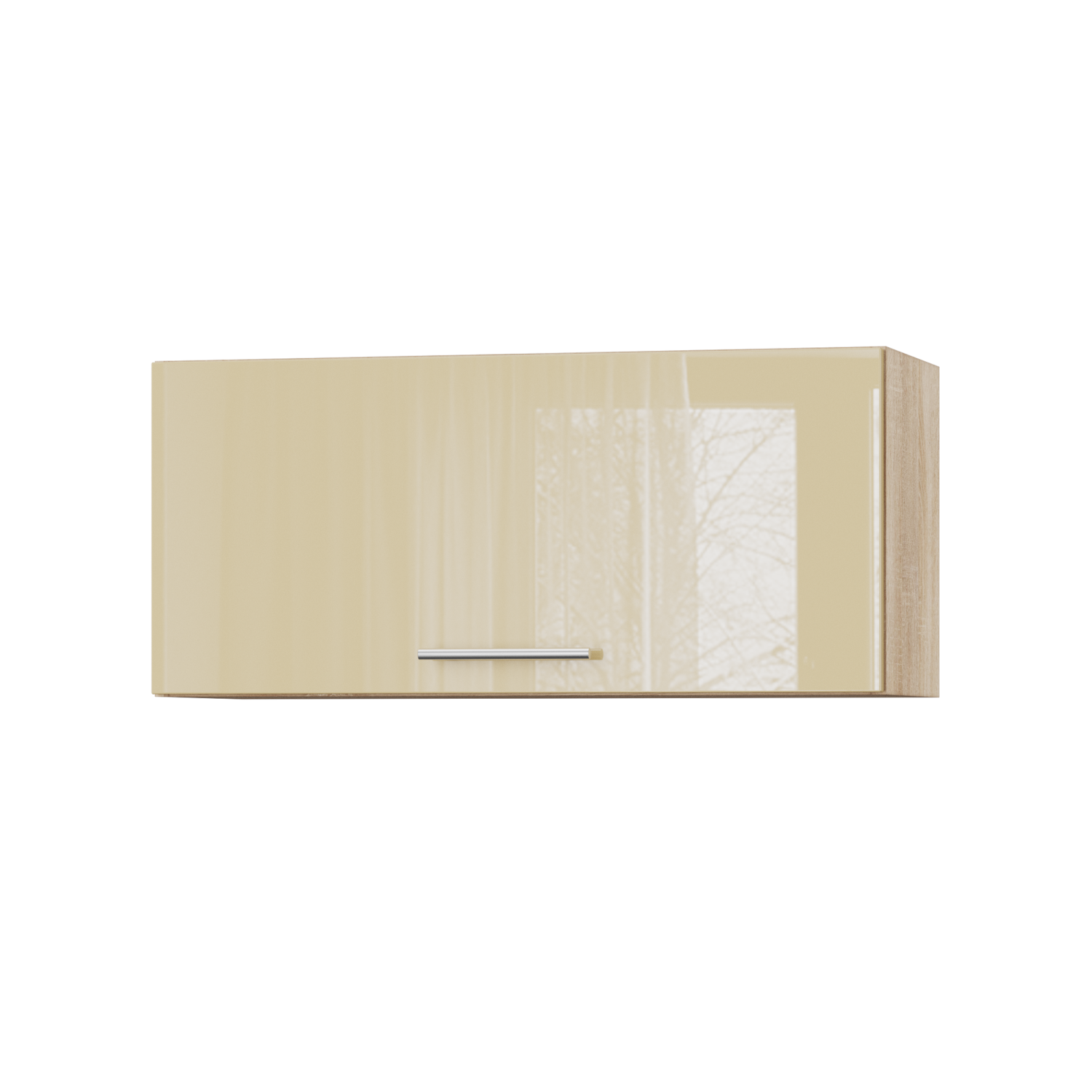 Корпус Стандарт дуб сонома, фасад Стандарт бежевий глянець 401.HK-XS 80х36х30 Корпус Стандарт дуб сонома, фасад Стандарт бежевий глянець 401.HK-XS 80х36х30