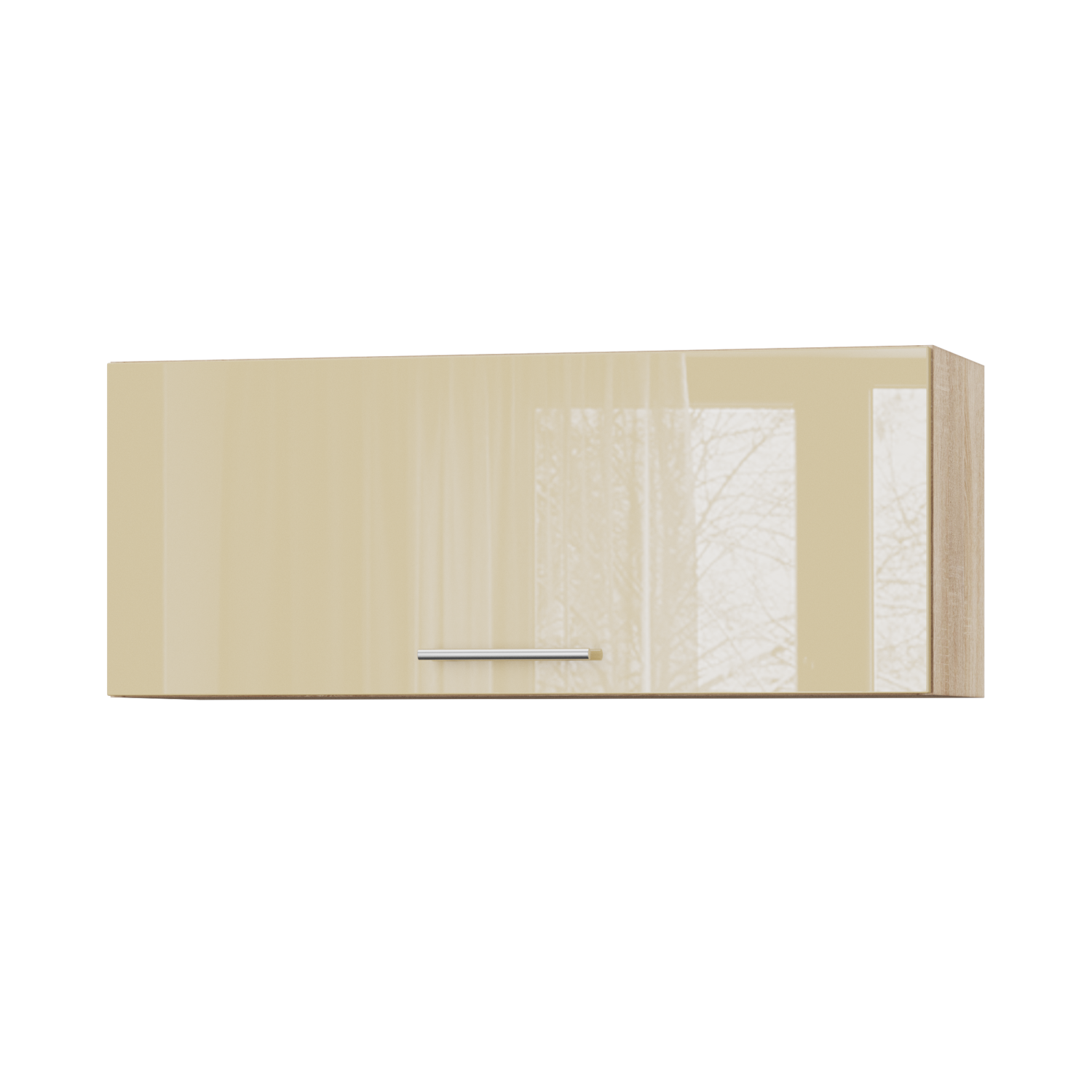 Корпус Стандарт дуб сонома, фасад Стандарт бежевий глянець 401.HK-XS 90х36х30