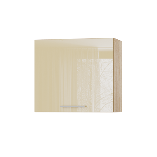 Корпус Стандарт дуб сонома, фасад Стандарт бежевий глянець S301 60х54х30 