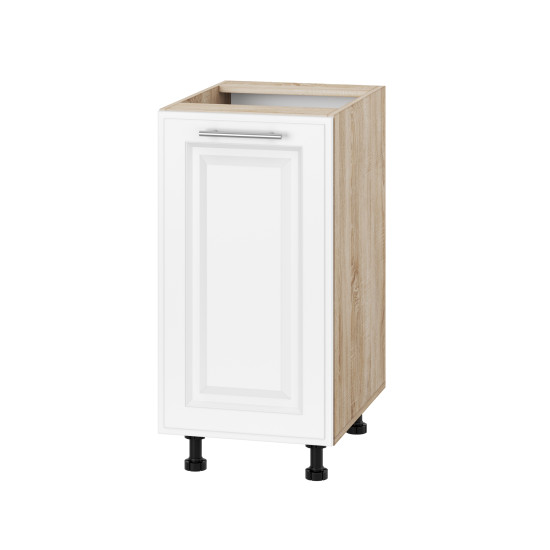 Корпус Стандарт дуб сонома, фасад Лондон білий матовий 101 40х72х52