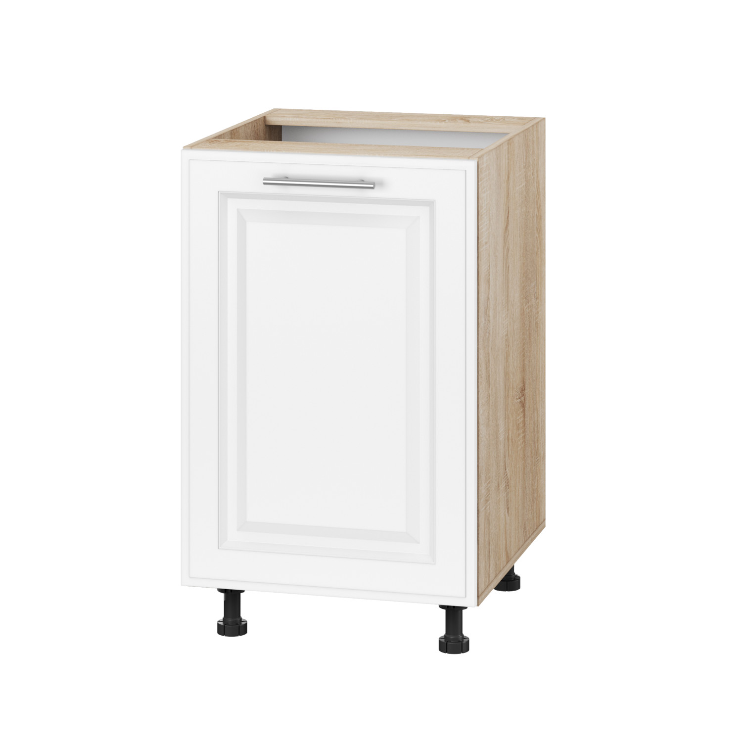 Корпус Стандарт дуб сонома, фасад Лондон білий матовий 101 50х72х52