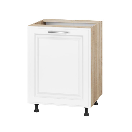 Корпус Стандарт дуб сонома, фасад Лондон білий матовий 101 60х72х52