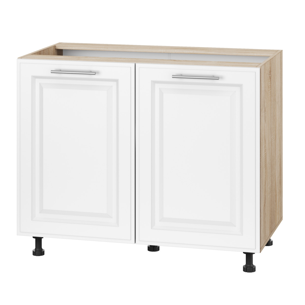 Корпус Стандарт дуб сонома, фасад Лондон білий матовий 102 100х72х52