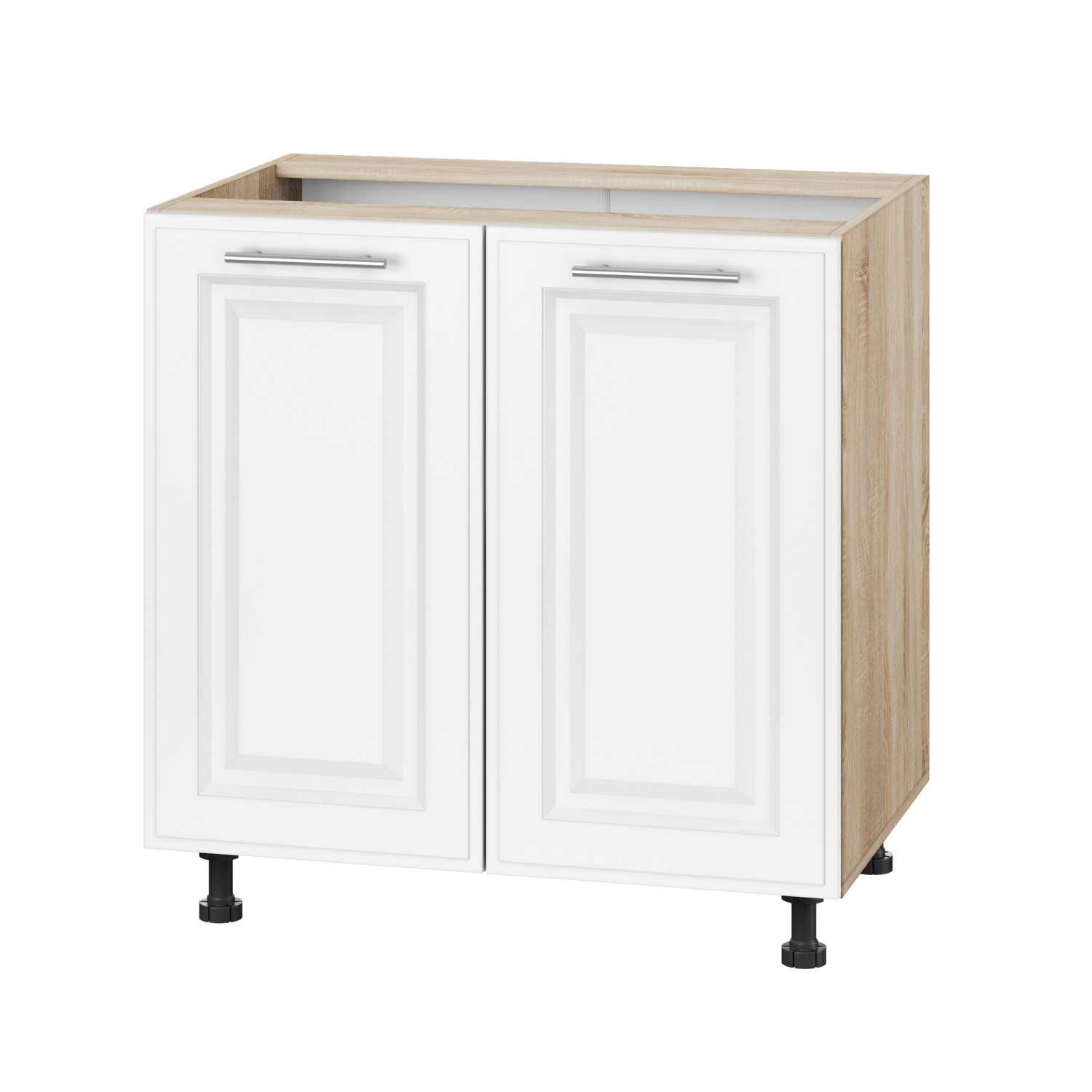 Корпус Стандарт дуб сонома, фасад Лондон білий матовий 102 80х72х52 Корпус Стандарт дуб сонома, фасад Лондон білий матовий 102 80х72х52