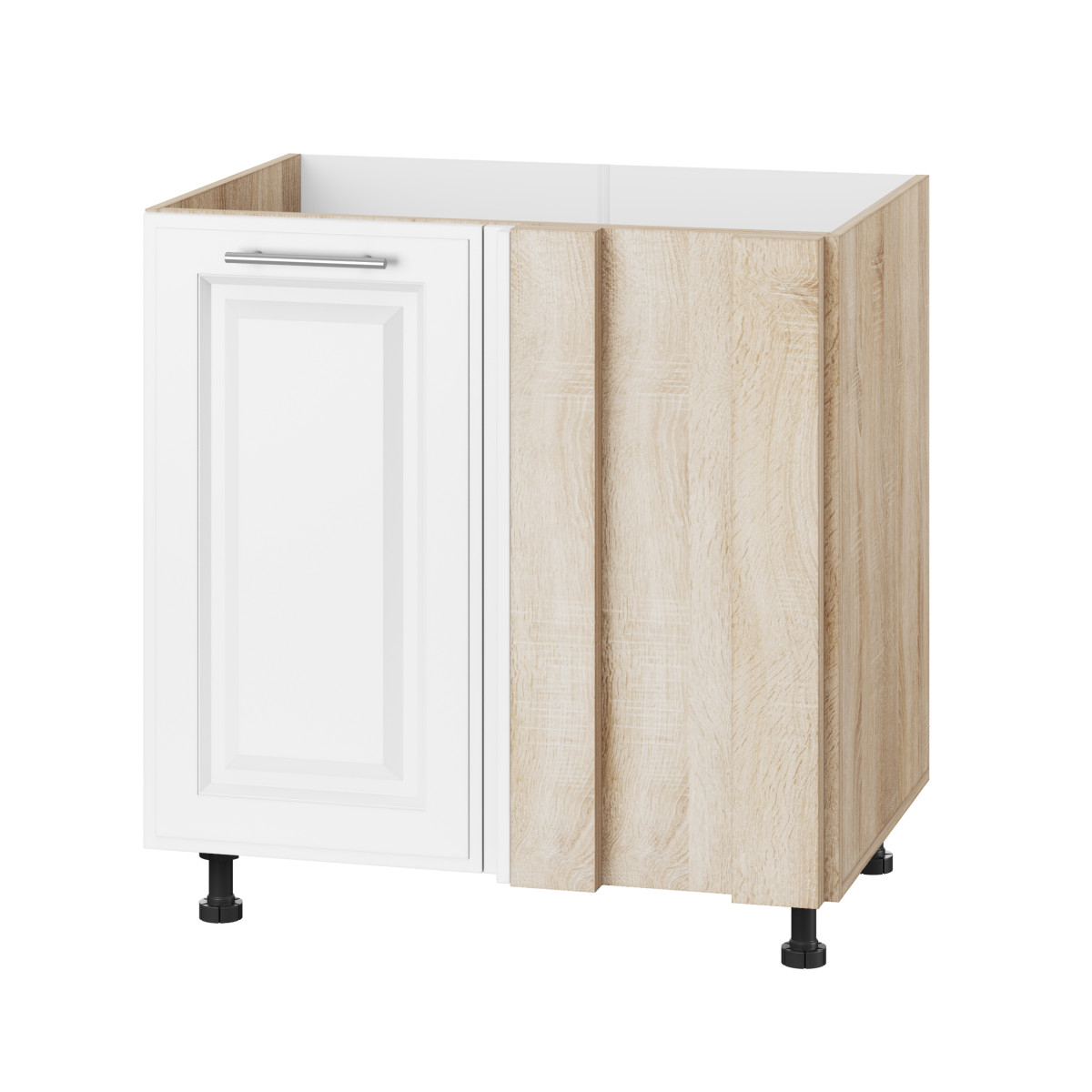 Корпус Стандарт дуб сонома, фасад Лондон білий матовий 103 80-100х72х52