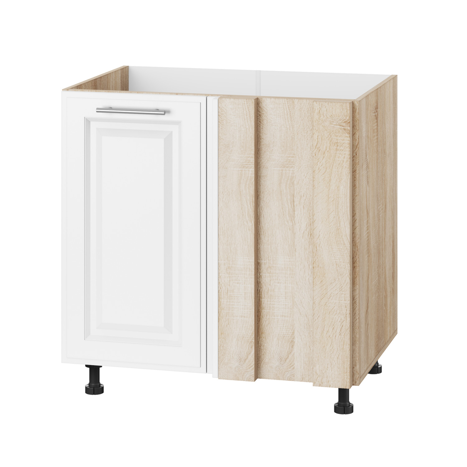 Корпус Стандарт дуб сонома, фасад Лондон білий матовий 103 80-100х72х52 Корпус Стандарт дуб сонома, фасад Лондон білий матовий 103 80-100х72х52