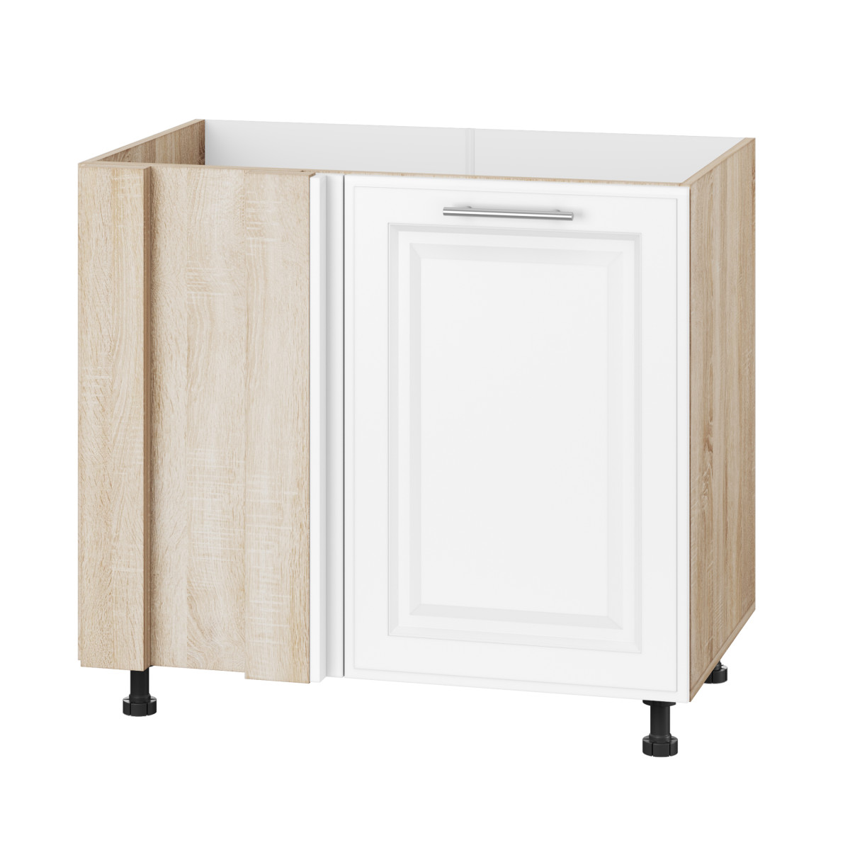 Корпус Стандарт дуб сонома, фасад Лондон білий матовий 103 90-110х72х52