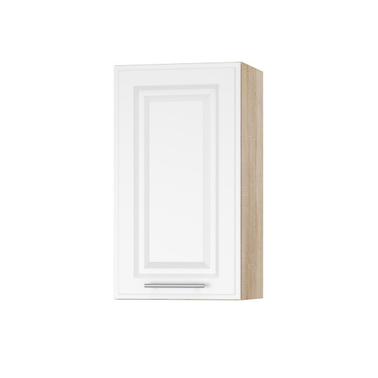 Корпус Стандарт дуб сонома, фасад Лондон білий матовий 301 40х72х30