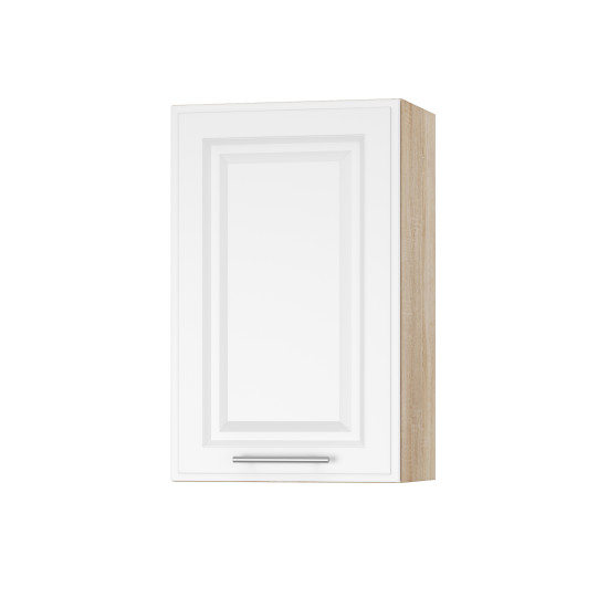 Корпус Стандарт дуб сонома, фасад Лондон білий матовий 301 45х72х30