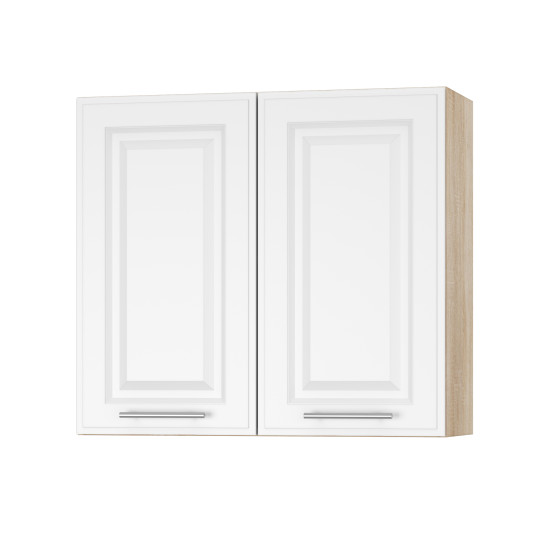 Корпус Стандарт дуб сонома, фасад Лондон білий матовий 302 80х72х30