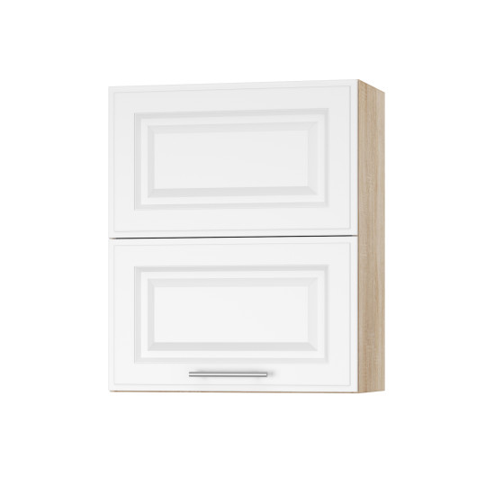 Корпус Стандарт дуб сонома, фасад Лондон білий матовий 402.HF 60х72х30