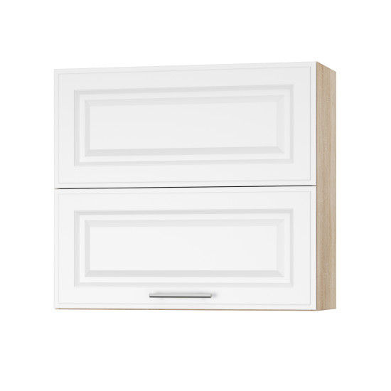 Корпус Стандарт дуб сонома, фасад Лондон білий матовий 402.HF 80х72х30