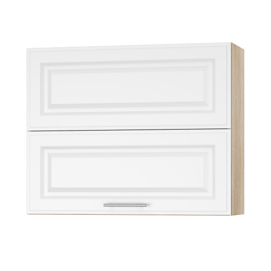 Корпус Стандарт дуб сонома, фасад Лондон білий матовий 402.HF 90х72х30