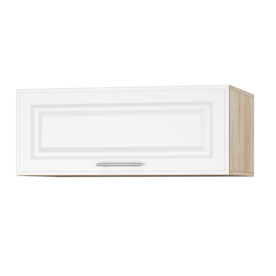 Корпус Стандарт дуб сонома, фасад Лондон білий матовий 410.HK-XS 90х36х56